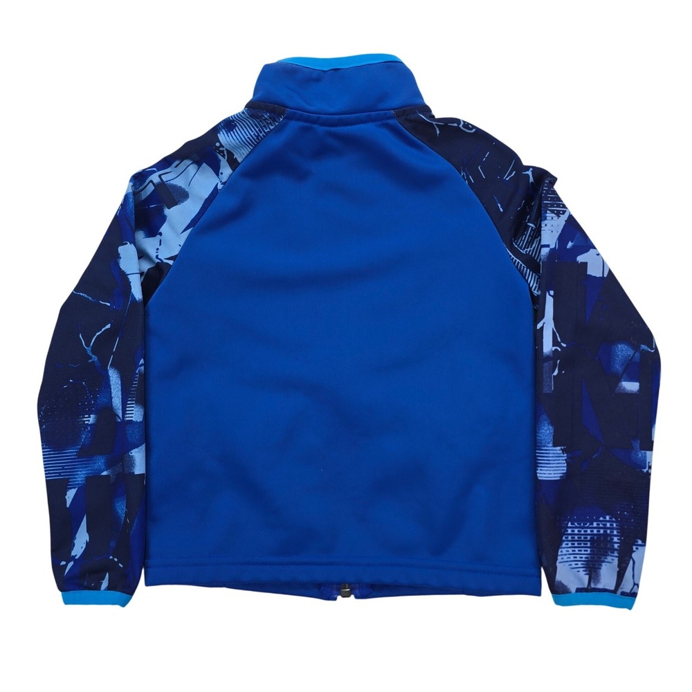 Nike Tracksuit Set Toddler Boys 3T Blue Full Zip Jacket Joggers Graphic Print - Picture 3 of 10